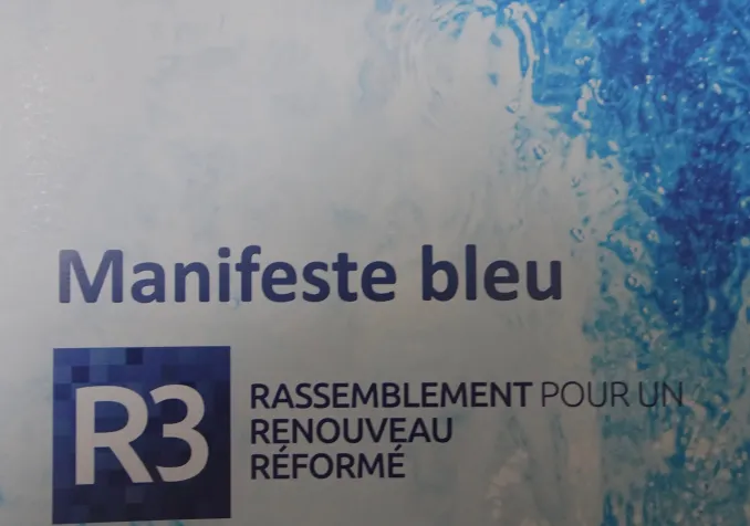 Manifeste bleu du Rassemblement pour un renouveau réformé (R3)
