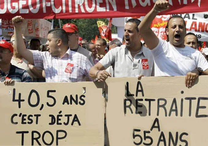 Manifestations retraites en France