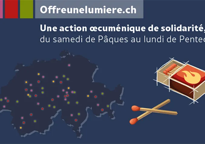 Offrir une lumière : Une manifestation Covid un peu différente pour Pâques - Pensées de Rita Famos