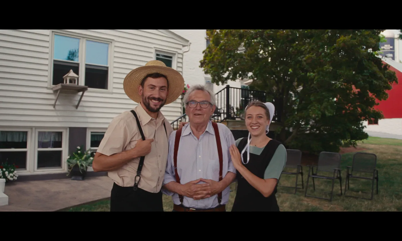 De g. à d.: Le réalisateur Tristan Miquel, le guide Jacques Légeret et la camerawoman Fanny Reynaud.