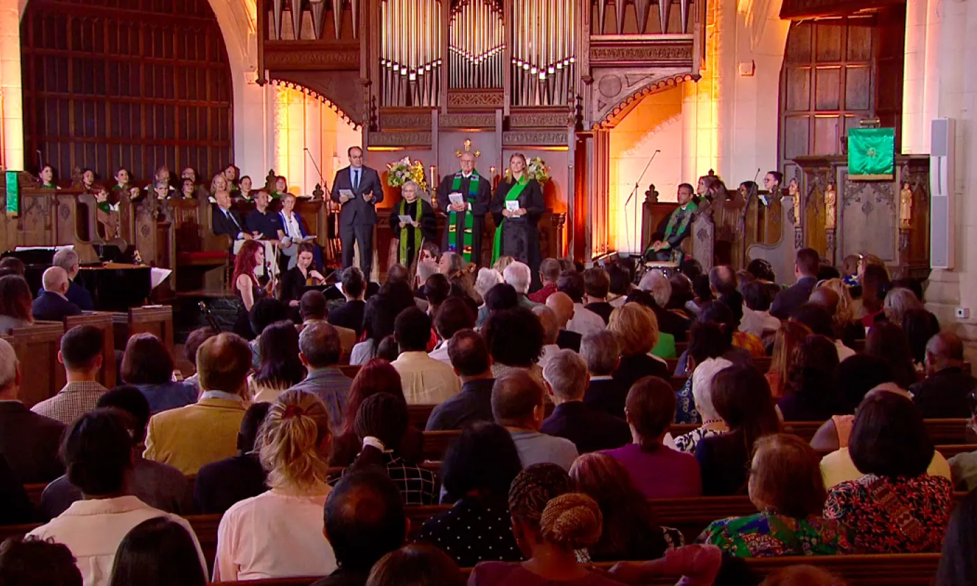 Culte spécial JO à l'Eglise américaine de Paris (©Présence protestante)